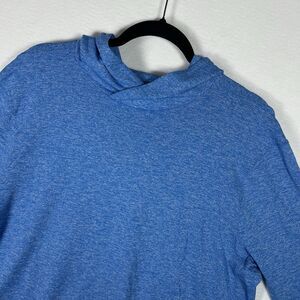 Lululemon Drysense Hoodie Men's Large Blue Heathered Training Long Sleeve Shirt